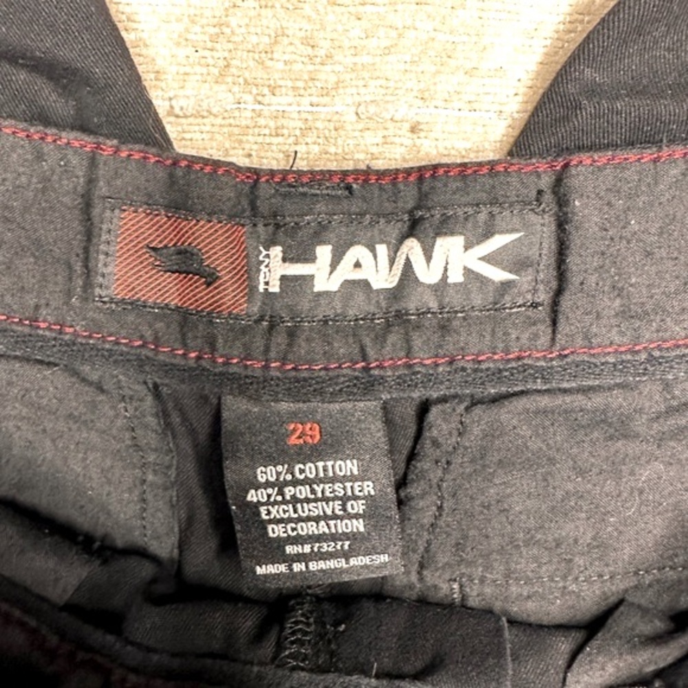 2 PAIRS TONY HAWK SHORTS Gray & Black Size 29 - Picture 5 of 7